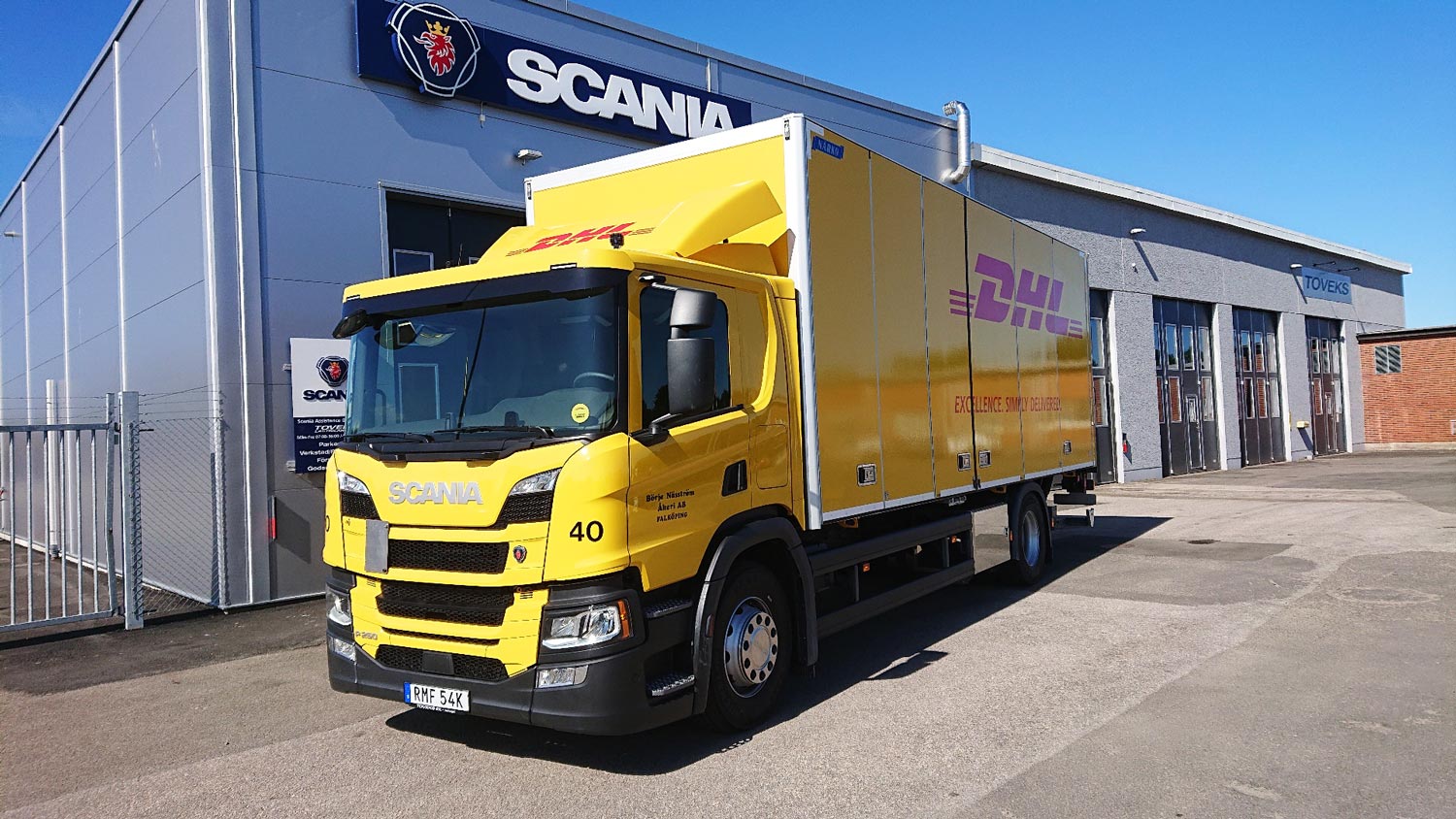 Börje Näsströms Åkeri AB – Scania P250