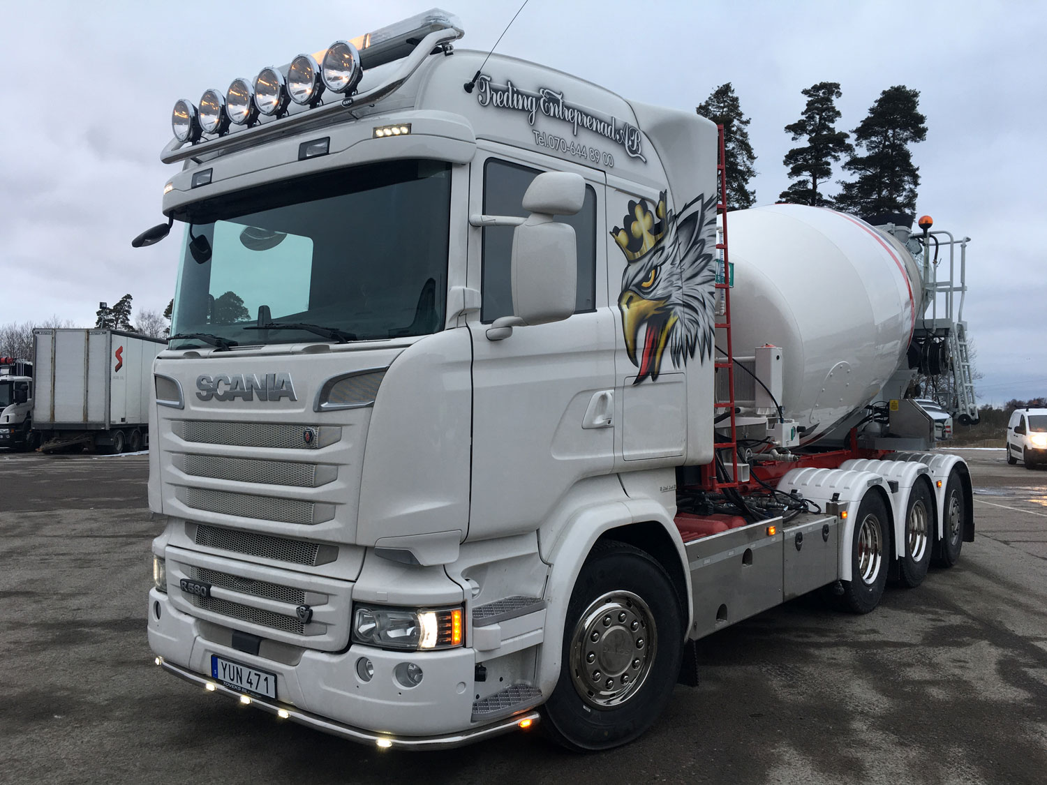 Treding Entreprenad AB – Scania R580